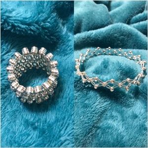 🌺 2 in 1 ring & bracelet